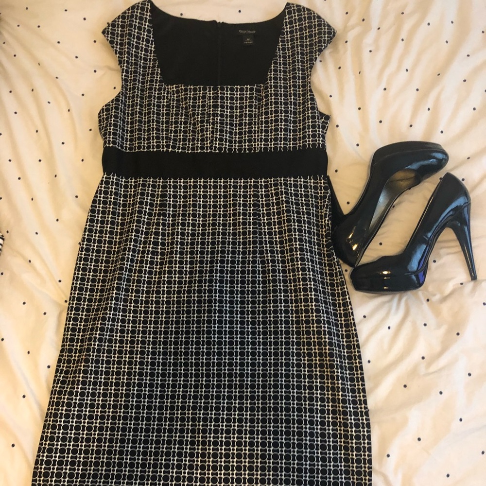 Black and White Semi-formal Dress